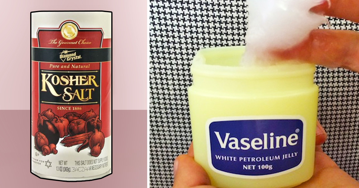 Pouring Kosher Salt Into Vaseline Has Some Amazing Benefits!