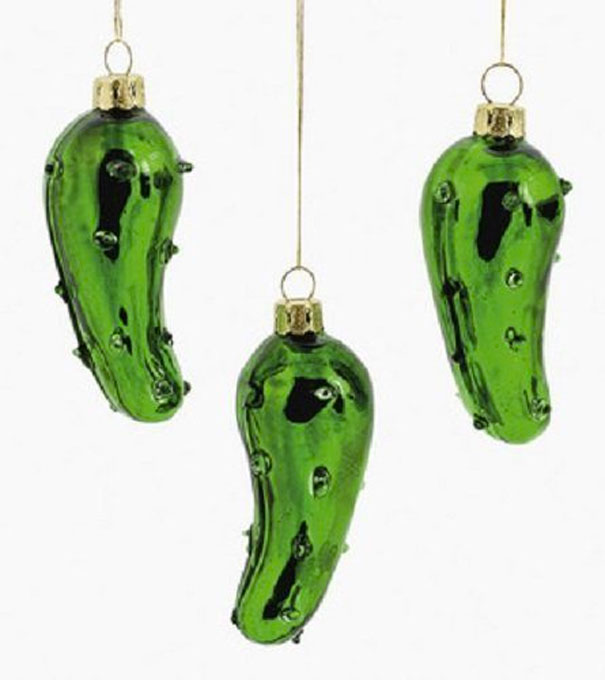 The Pickle Christmas Ornament Tradition Has More Than One Variation To