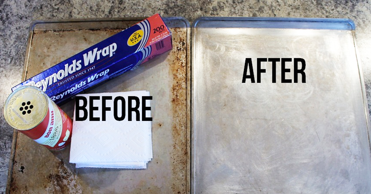 She Nearly Threw Her Dirty Baking Sheets Into The Trash. But She