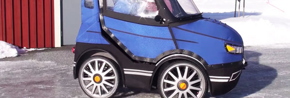 small bikes and cars