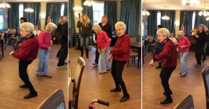 Gran Dances To Marcia Griffiths Electric Slide And Her Moves Are No Thanks Please Close This Box