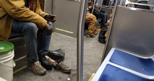 Kind Stranger Removes Boots Off His Feet To Give To A Man In Need