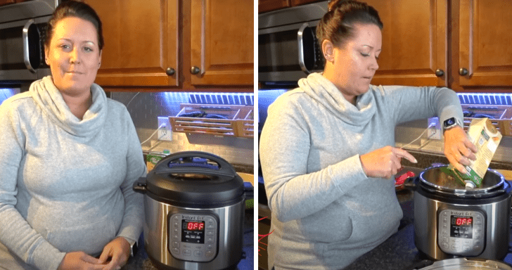 Woman Dumps Ingredients Into Instant Pot And Shows How You Can Make Dinner In Mi...