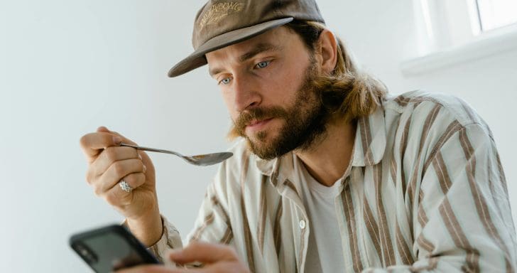 Man Opens Tin Can With A Normal Everyday Spoon