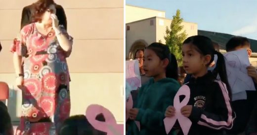 Students Sing “Lean On Me” To Principal Diagnosed With Cancer