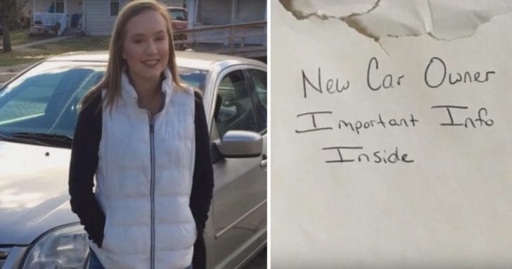 Dad Buys Used Car For His Daughter Who Finds Emotional Letter From The Old Owner Inside