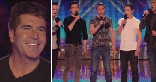 Grouchy Simon Cowell Radiates When “Awful” Boy Band Sings “Stars” From L...