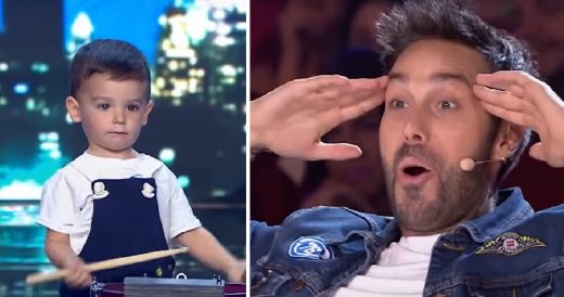 Talented Two-Year-Old Drummer Rocks The Stage With His Audition