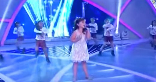 Tiny Girl Takes The Stage With Dancers, Her Big Voice Earning Her A Round Of App...