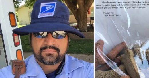 Dog Owner Makes Special Request To Mailman After His Furry Friend Passes Away
