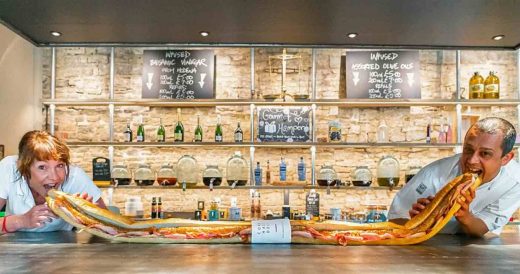Chef Makes 6-Foot-Long Sandwich For Friends To Share While Remaining Socially Di...