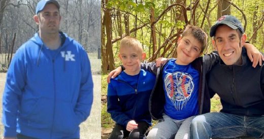 Dad Makes A Big Lifestyle Changes So He Can Run Around With His Twin Sons