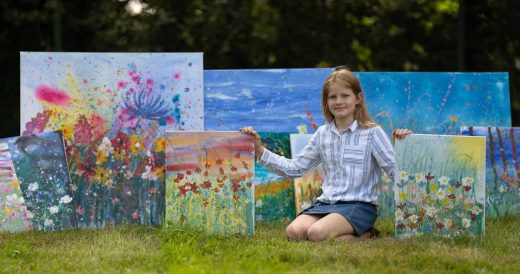 10-Year-Old Artist Donates Tens Of Thousands Of Dollars She Earned From Her Pain...