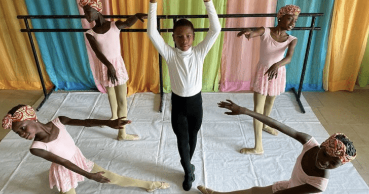 Boy Wins Full-Ride Scholarship To Dance School After He Gracefully Dances In The...