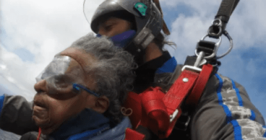 102-Year-Old Veteran Is Granted Her Life-Long Dream Of Sky-Diving