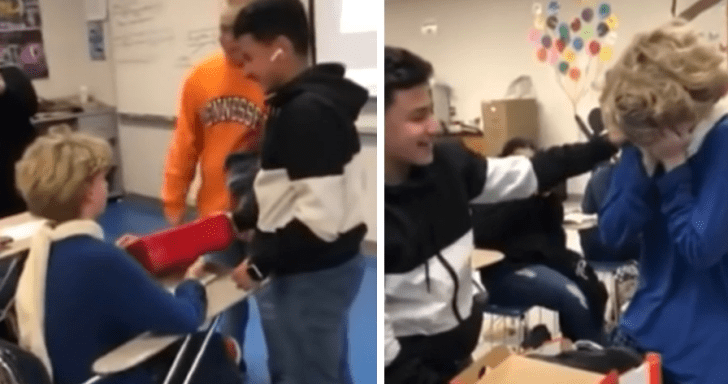 Bullied Kid Receives Gifts From New Classmates