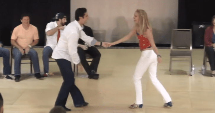 Talented Swing Dancers Pull Off An Impromptu Winning Routine