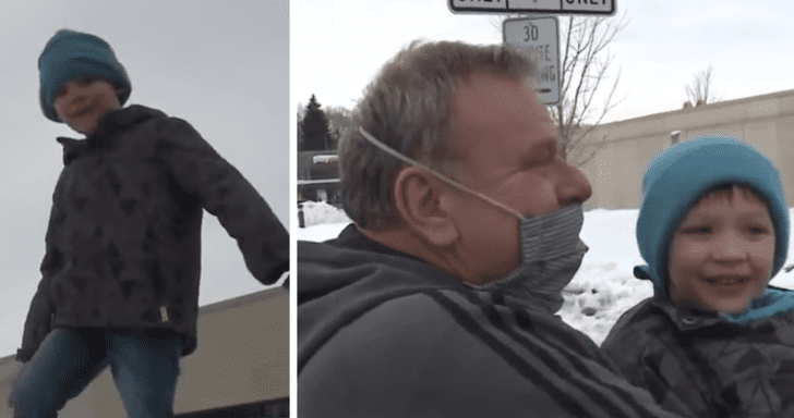 Snowplow Driver Saves 5-Year-Old Boy Wandering In Snow At 4 AM