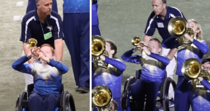 Kind-Hearted Band Director Makes Student In Wheelchair’s Marching Band Dream C...