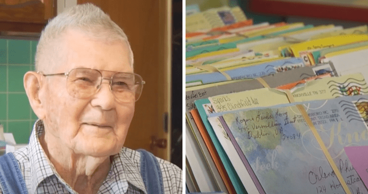 WWII Veteran Receives 1000 Greeting Cards From Around The World On His 104th Bir...