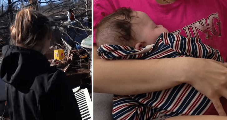 Worried Mom Finds Her Baby “Gently Placed” On A Tree Branch After A Destruct...