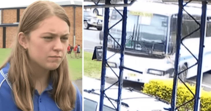 Quick-Thinking 9th-Grader Steers Moving School Bus Away From Gas Station