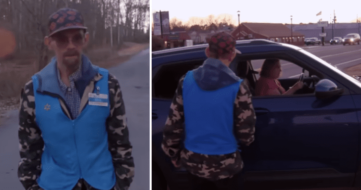 Generous Community Unites To Give Blind Man A Ride To Work Everyday