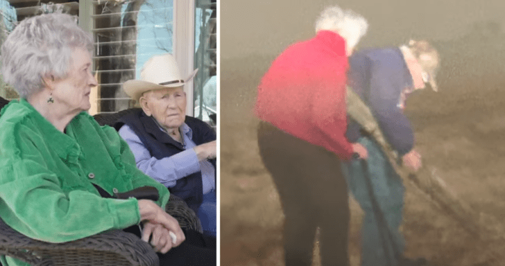 Ranching Couple In Their 90s Saves Cattle From Wildfire