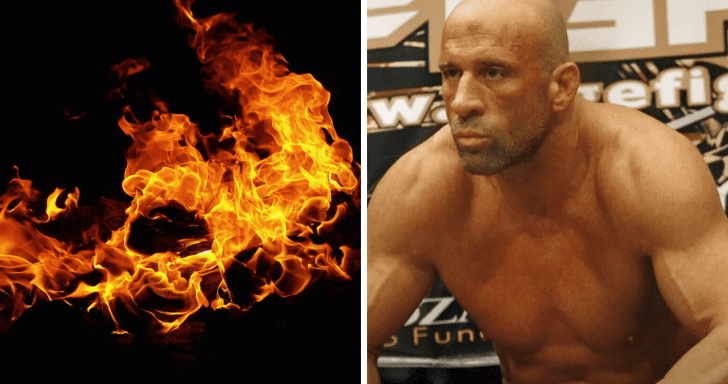 Former UFC Heavyweight Champ Saves Parents From Burning Home