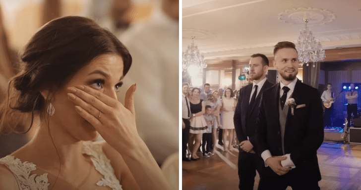 Newly-Wed Couple’s Reception Takes A Turn When Groom Starts To Dance